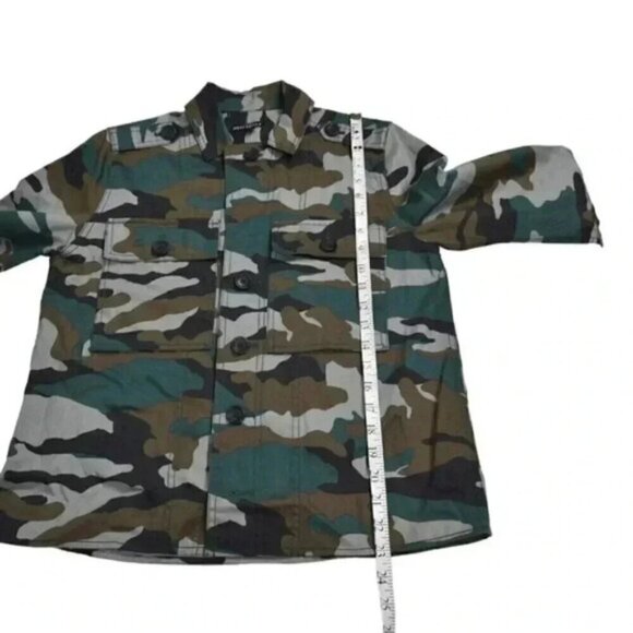 J.Crew Mercantile Camo Utility Shacket Green Brown Size Small - Picture 16 of 16